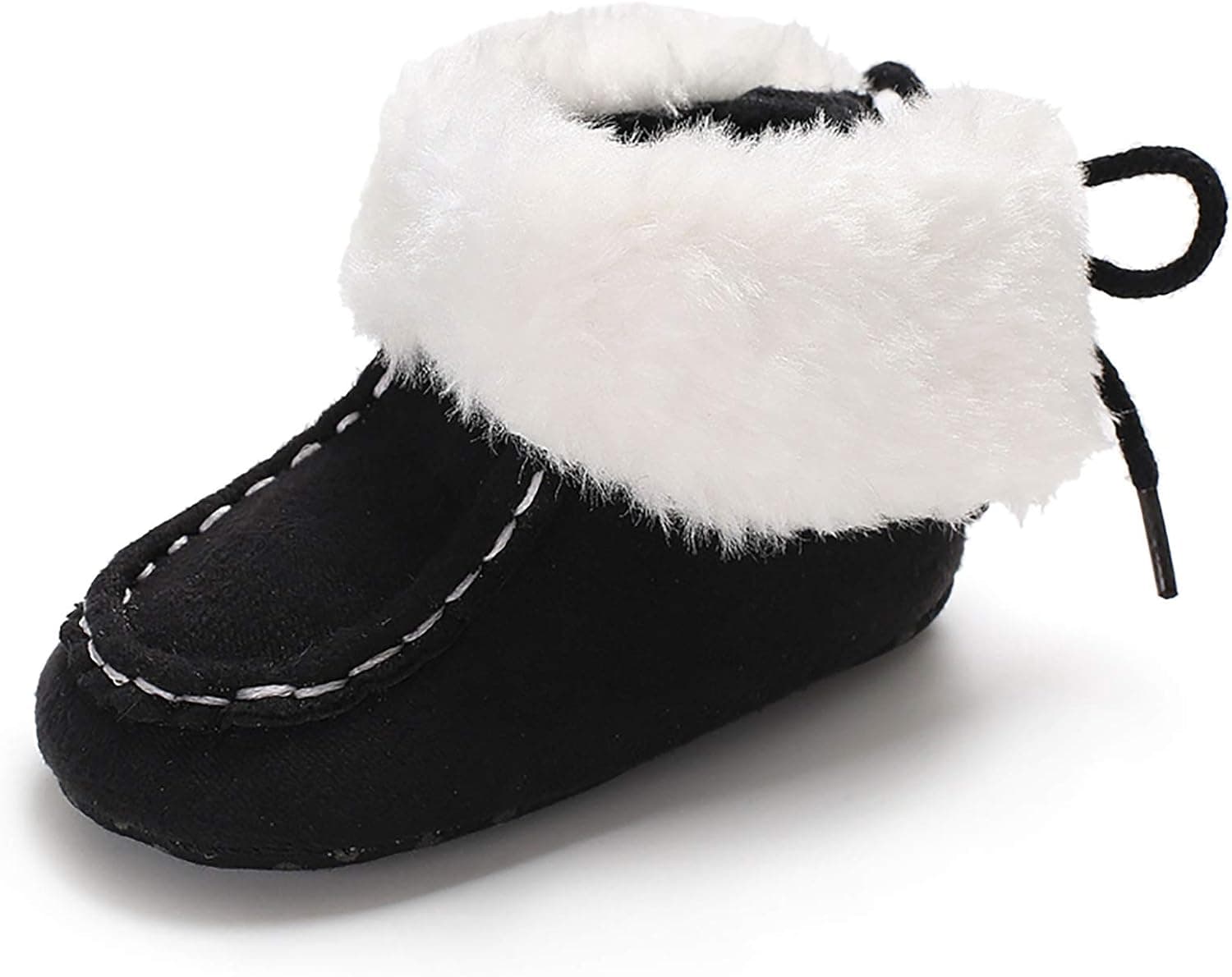Meeshine Toddler Snow Boots Winter Warm Infant Bootie Anti-Slip Kids Newborn First Walker Outdoor Shoes for Girls Boys