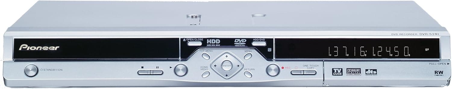 Renewed Pioneer DVR-531H Digital Video Recorder/DVD Recorder with 80 GB Hard Drive