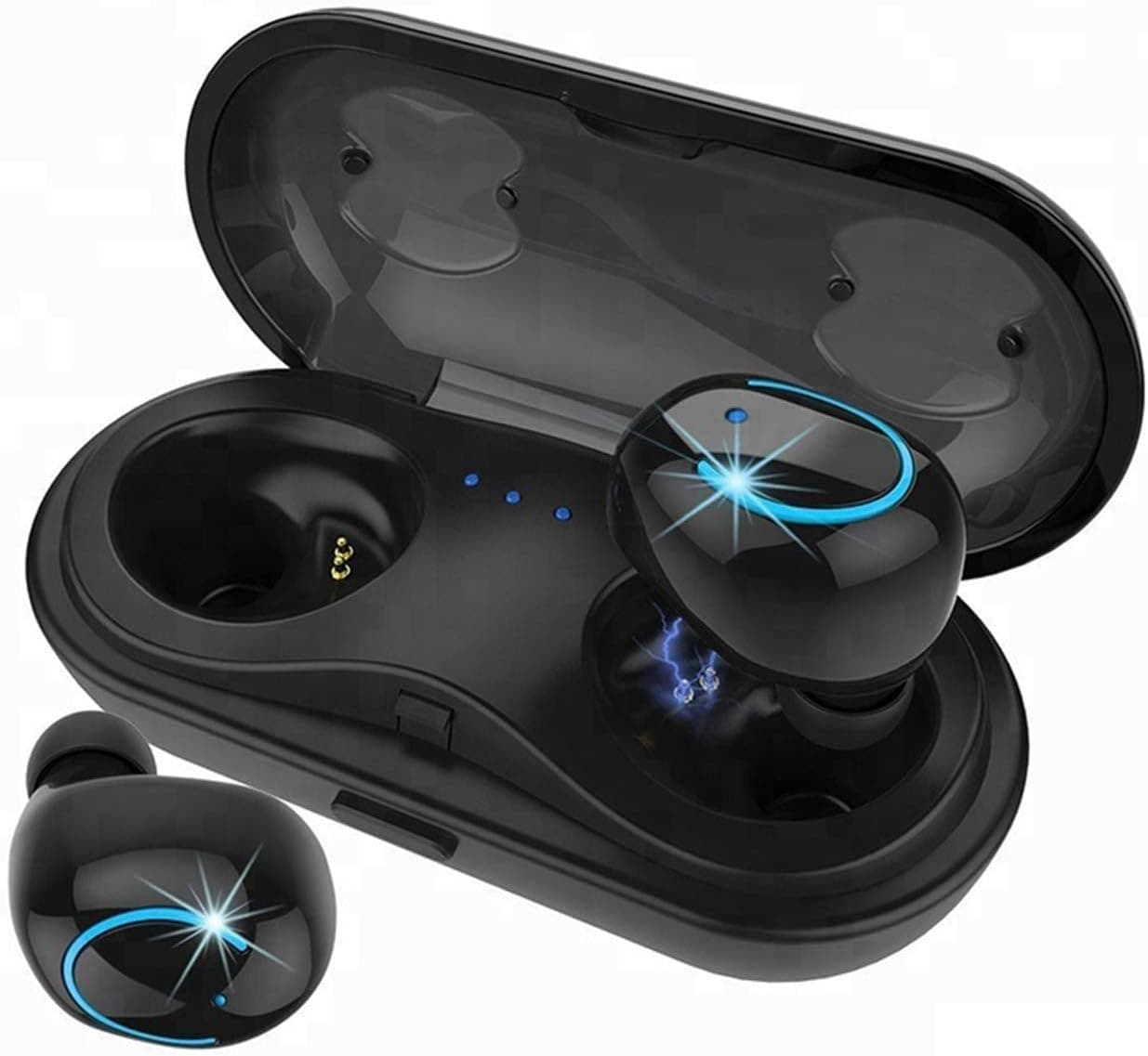 Wireless Earbuds Bluetooth Headphones Waterproof TWS Stereo Deep Bass Headsets in-Ear Smart Touch Control Earphones with Microphone for Apple air pods pro iPhone Android Sport Ear Bud