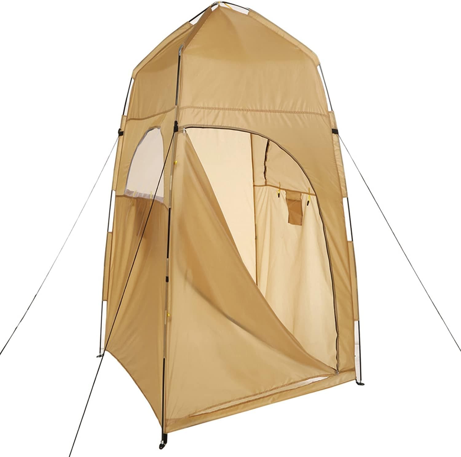 Outdoor Portable Changing Room Tent - Lightweight Sturdy Privacy Tent Sun Shelter with Window for Camping Beach Foldable with Carry Bag