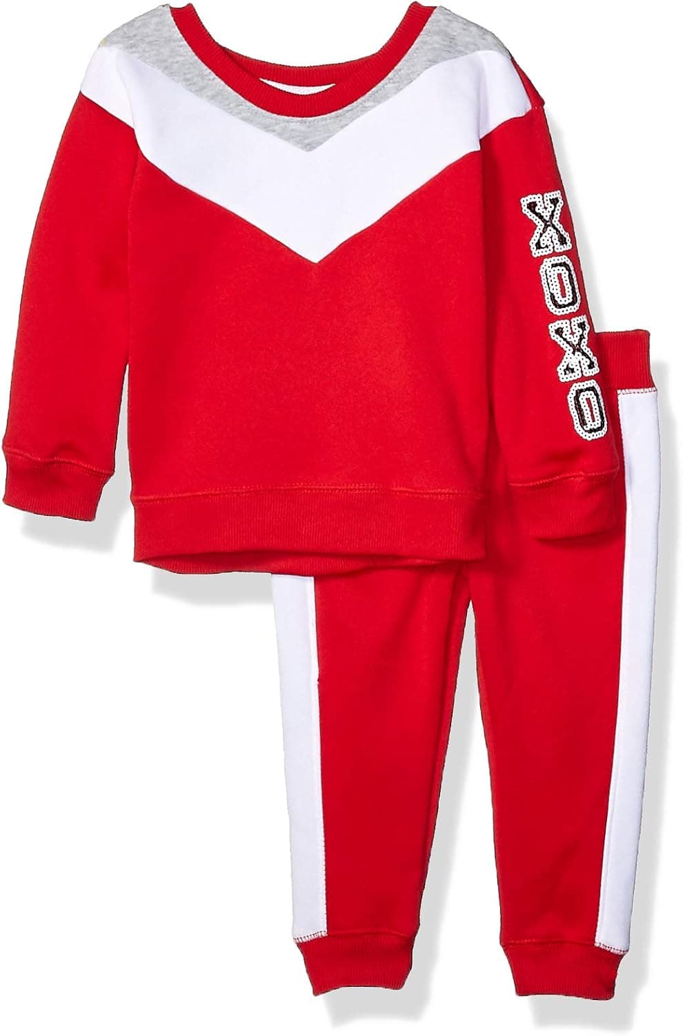 XOXO girls Fleece Top & Jogger Set