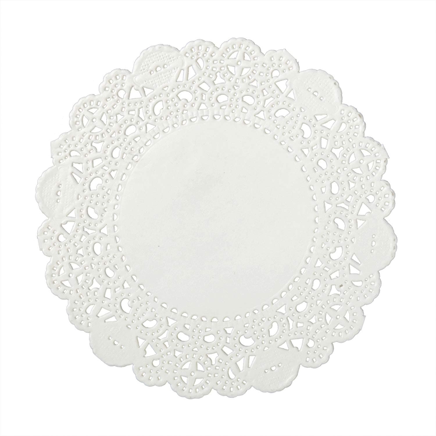 Royal 4 Inch Disposable Paper Lace Doilies, Package of 1000
