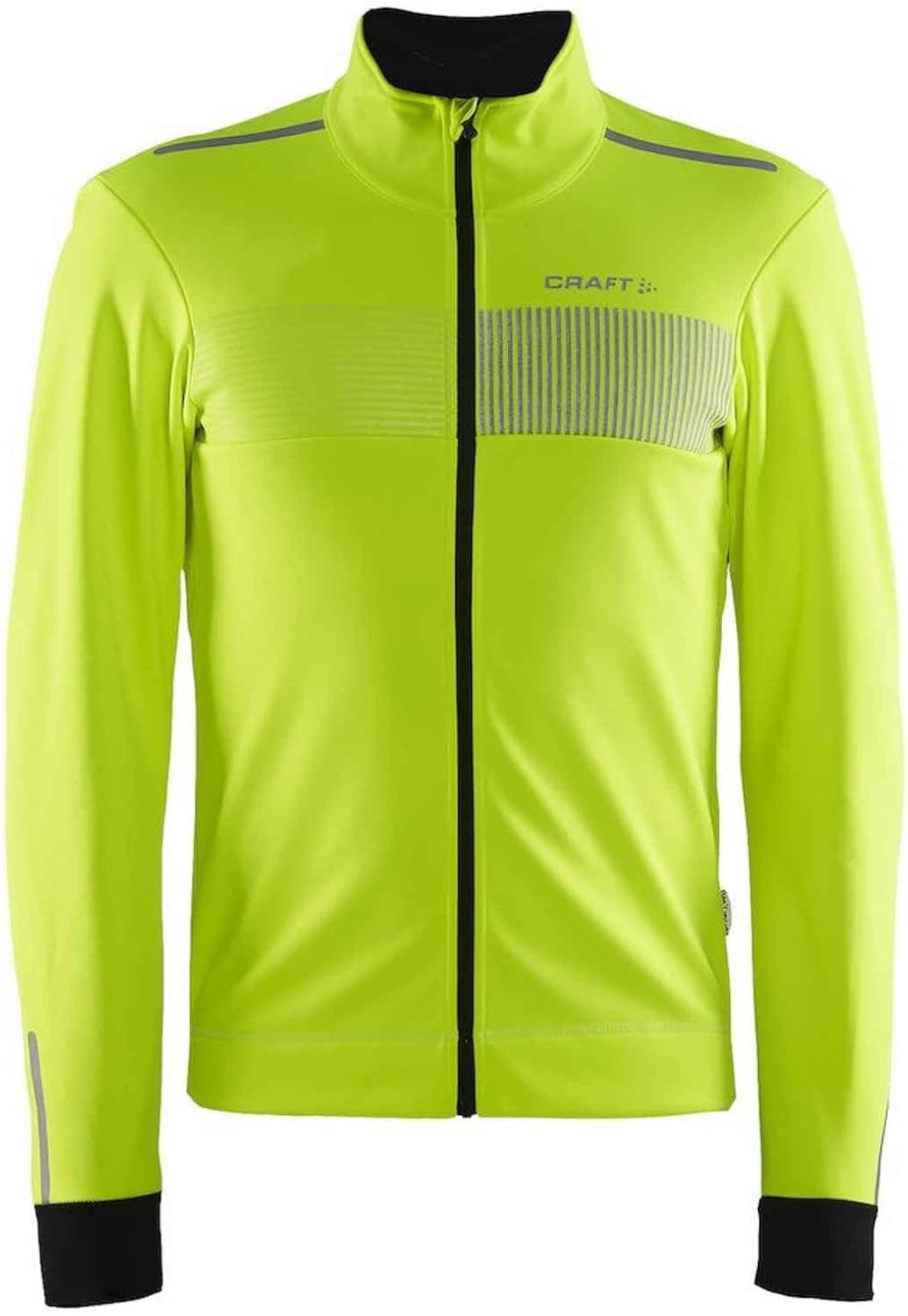 Craft Men's Verve Glow Bike and Cycling Outdoor Sport Reflective Full Zip Jacket