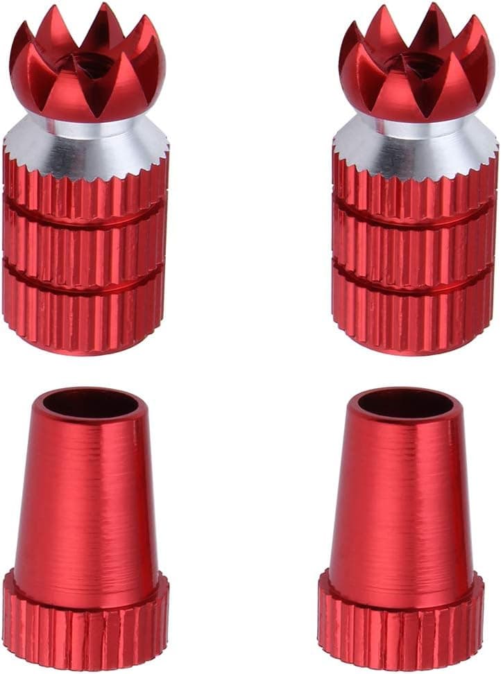 Hobbypark Aluminum RC Transmitter Stick Ends Controller Thumb Rocker M3 Thread for TX Futaba / FrSky / Spektrum DX6i DX7S DX8 DX9 / Taranis X9D /ETurnigy 9X / Hitec Aurora 9 (Red)