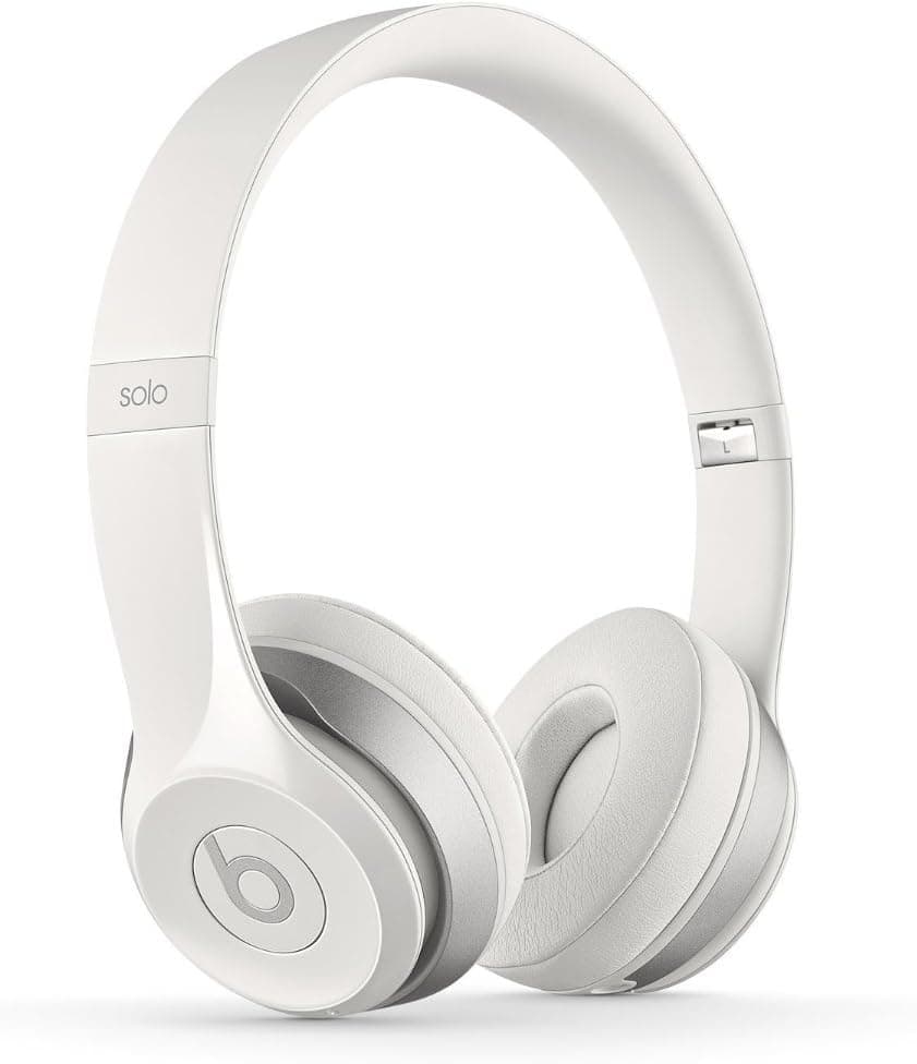 Beats Solo 2 Wireless On-Ear Headphone - White-(Renewed)