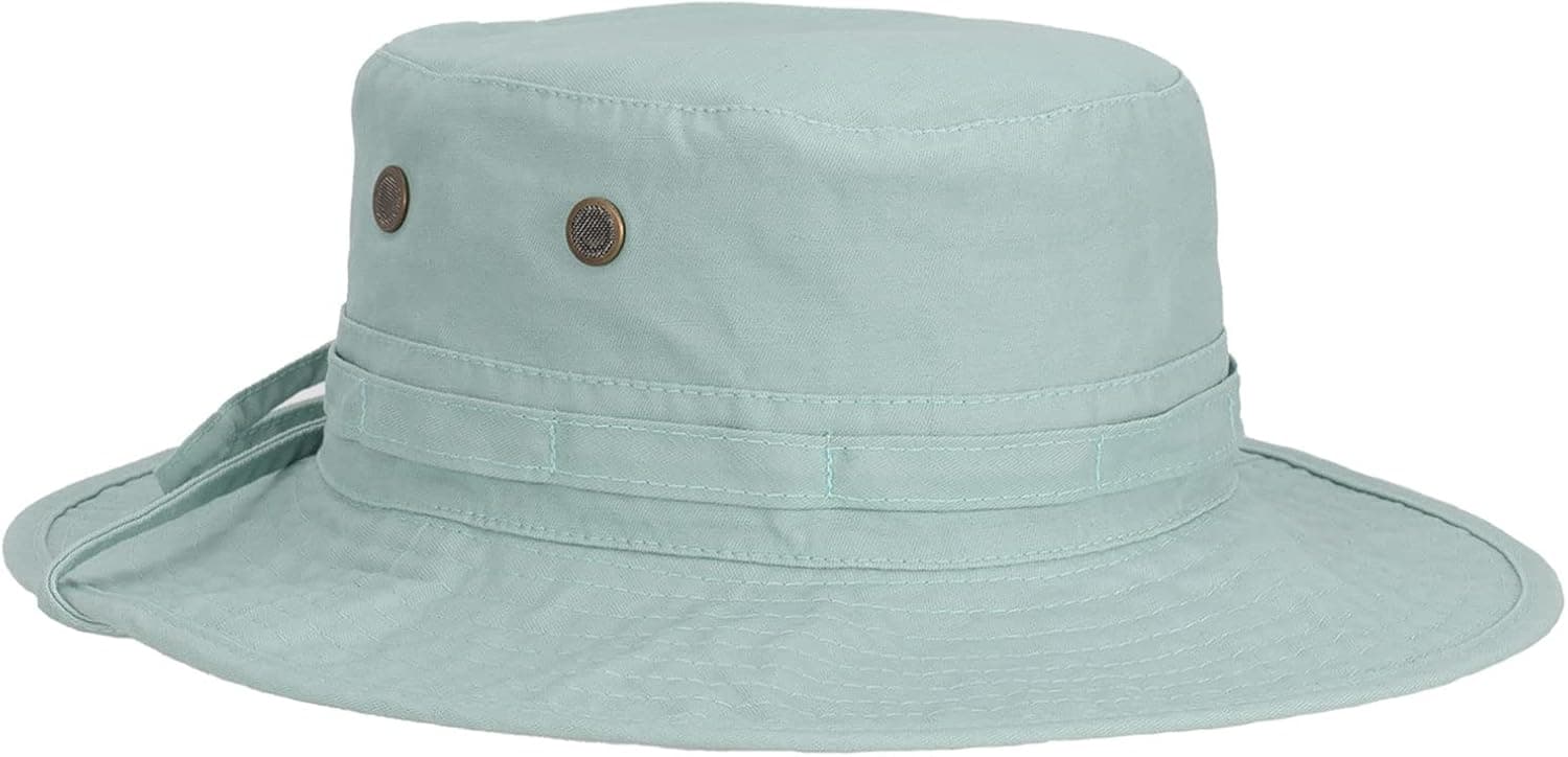 Panama Jack Women's Bucket Hat - Palm Print Underbrim, Packable, Adjustable, UPF (SPF) 50+ UVA/UVB Sun Protection, 3" Brim