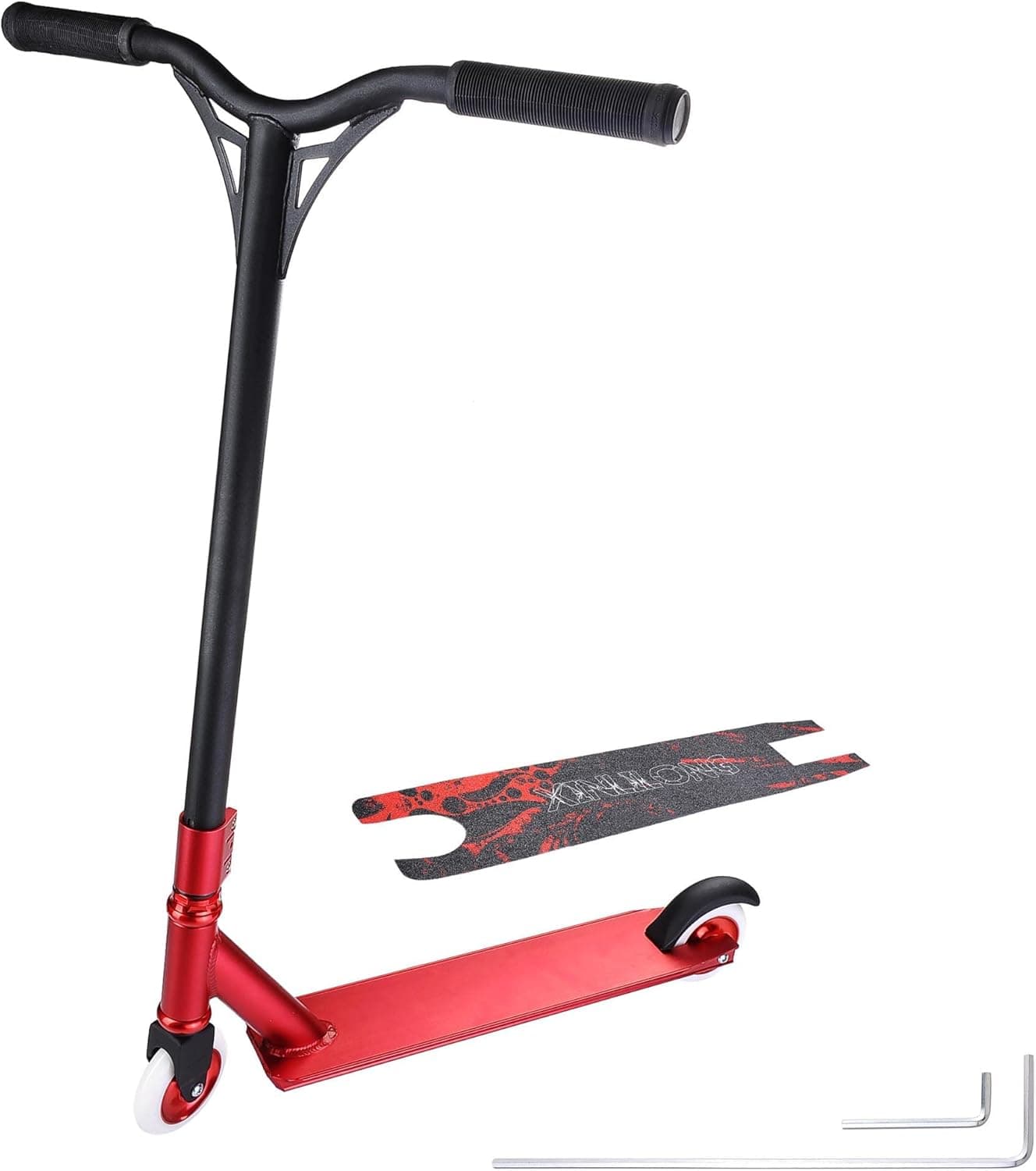 AW Professional Aluminum Freestyle Stunt Kick Scooter Tricks Skatepark BMX Handlebar for Adult Capacity 220Lbs