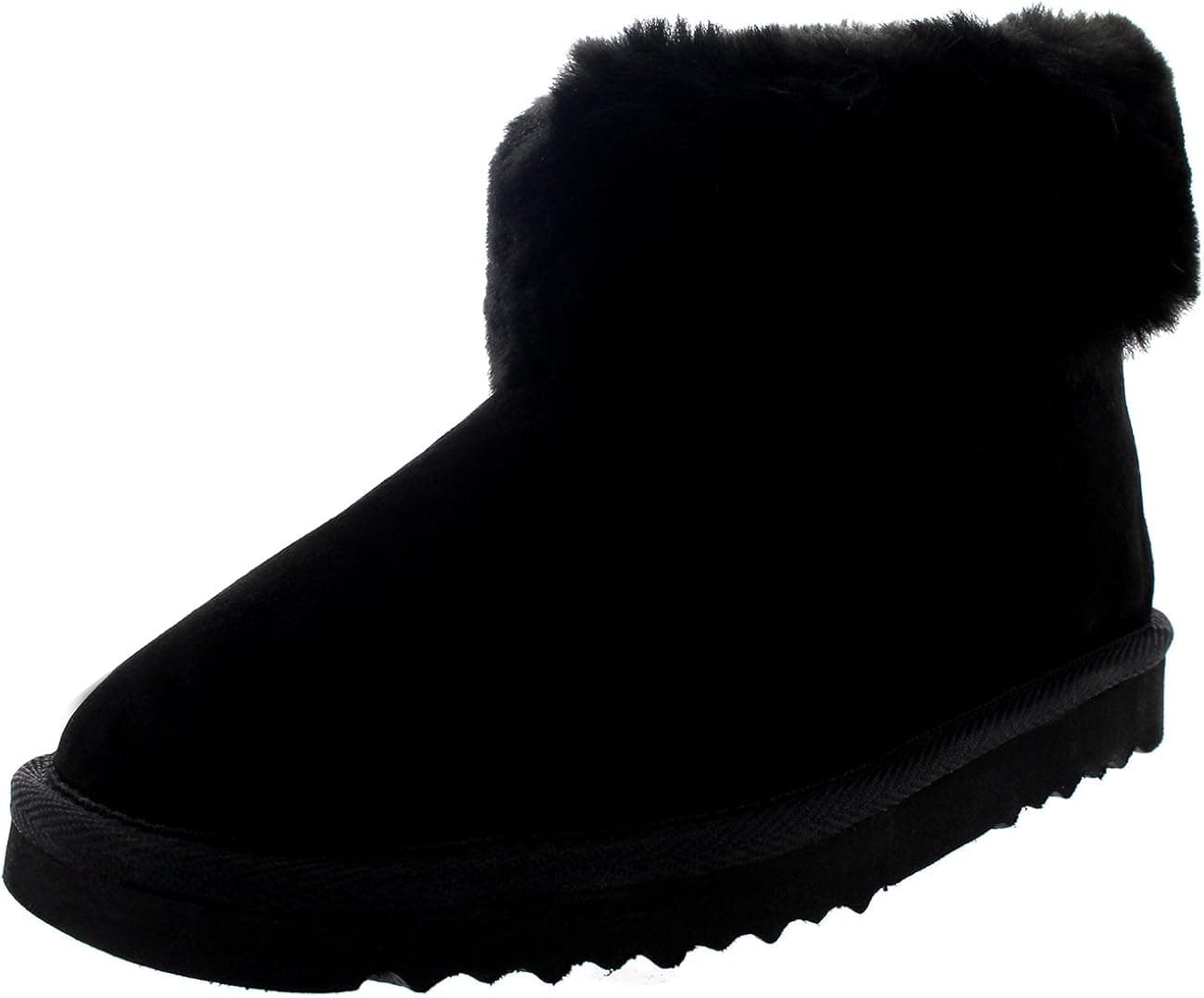 Womens Rubber Sole Real Slippers Boots