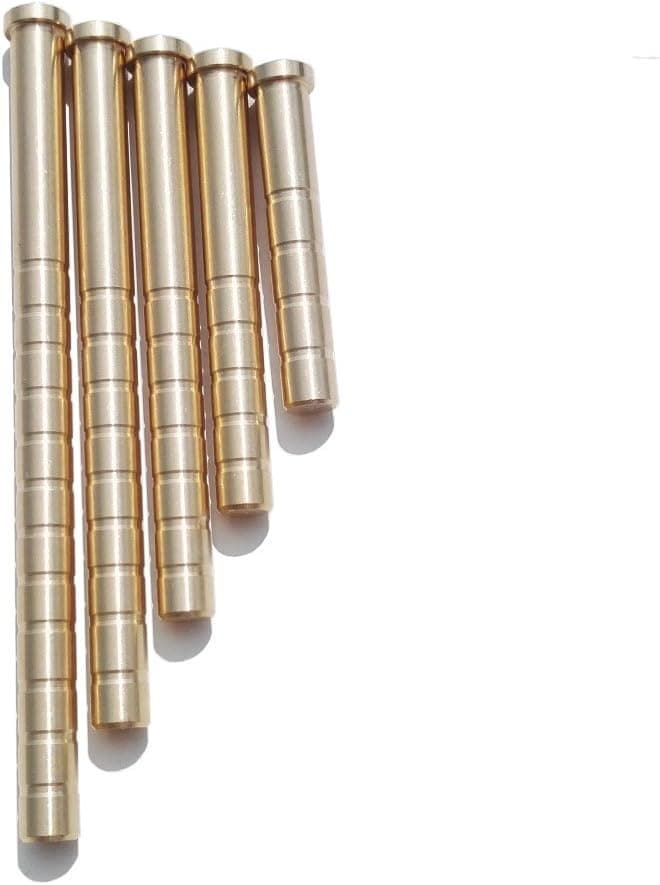 SHARROW 6 Pieces Archery Arrow Inserts 6.2mm Copper Arrow Inserts Arrowheads Insert Broadheads Connector