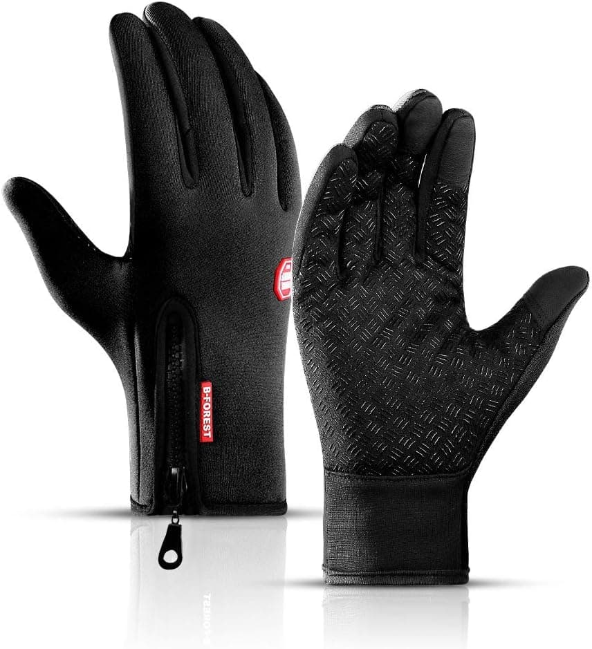 DREAMY Unisex Winter Outdoor Cycling Glove Warm Touchscreen Gloves for Smartphone, Small, Black