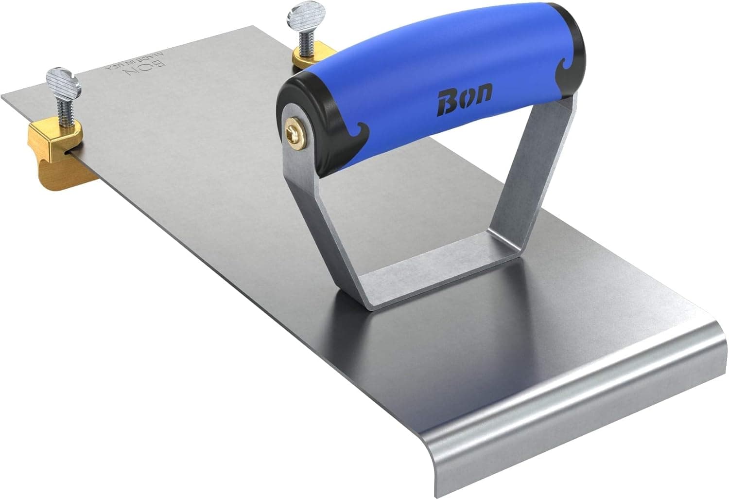 Bon 22-444 12-Inch by 3/4-Inch Bit Adjustable Hand Edger and Groover with 3/8-Inch Radius, Comfort Grip Handle, Stainless Steel