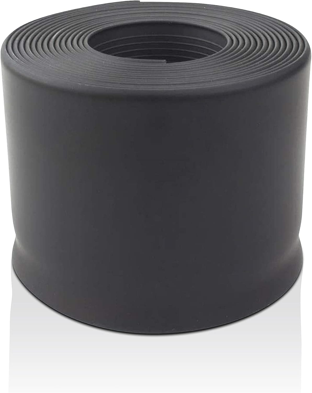Proflex Black Vinyl Wall Base 2-1/2 inch X 20 ft Non Glue Wall Base Trim Durable and Flexible - Easy Install Vinyl Floor Base That Resists Scuffing, Cracking and is Ideal to Use All Around Your Home