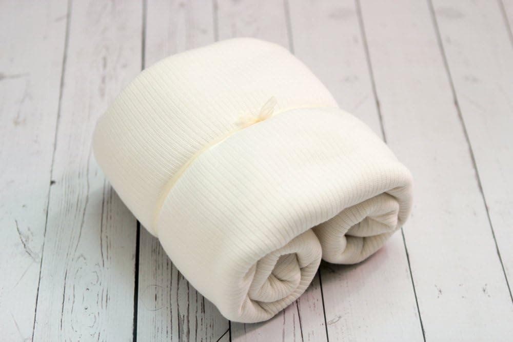 Bonbons Newborn Off White Newborn Photography Fabric, Newborn Backdrop, Newborn Photo Prop, Newborn Baby Blanket Macaron Knit Newborn Photography