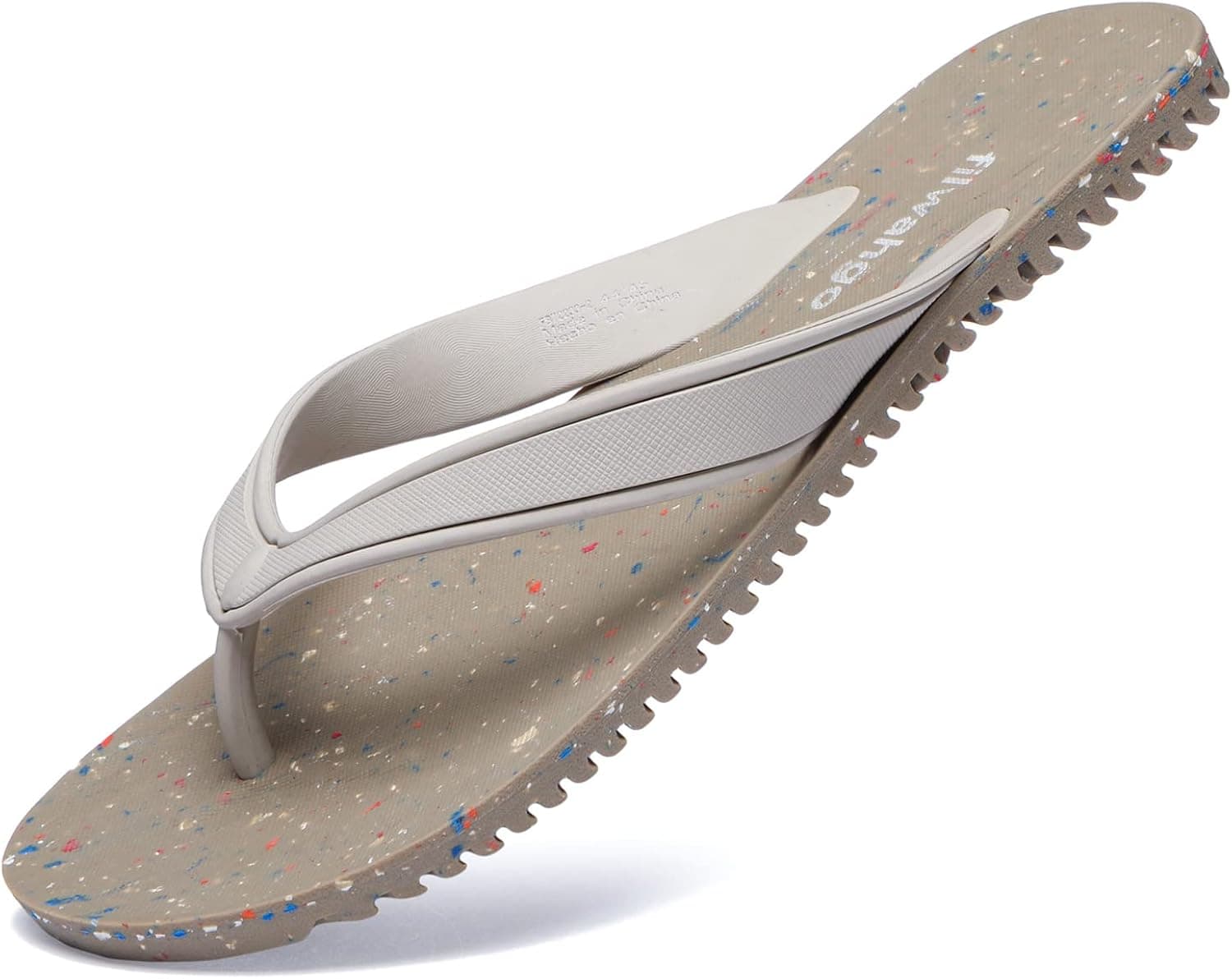 filwahgo Flip Flops for Mens Waterproof Beach Tong Sandals for Women Comfortable Non-Slip Rubber Flat Shower Slippers Comfy Summer shoes