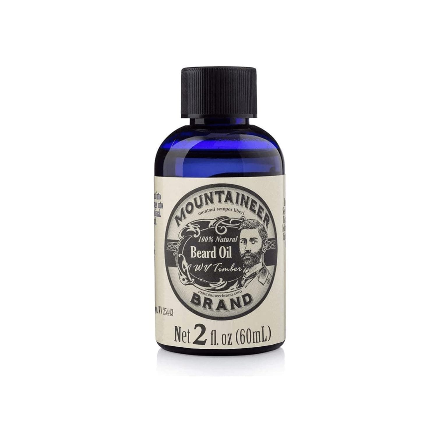 Mountaineer Brand Beard Oil | Natural Beard Oil For Men Conditions Softens Hydrates Hair Soothes Dry Itchy Skin | Beard Oil Growth for Men | Grooming Beard Maintenance Treatment | WV Timber 2oz