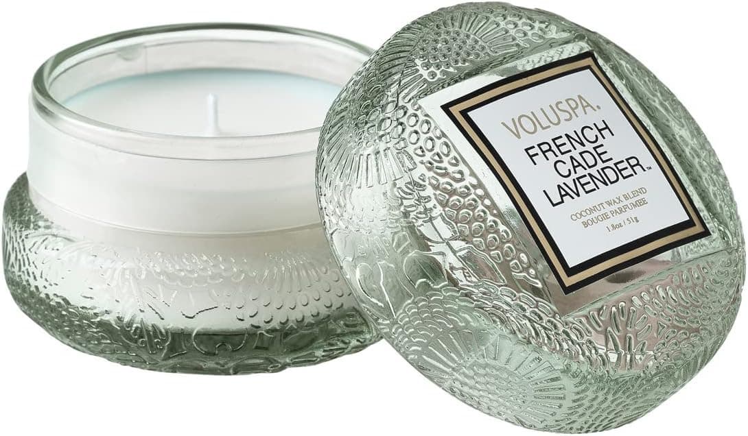 French Cade Lavender - Macaron Candle French Cade Lavender