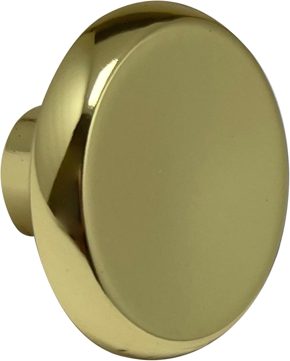 Amerock 69152-XCP10 Allison Transitional Mushroom Oversized Kitchen Cabinet Knob 3/4" Diameter Polished Brass - Pack of 10