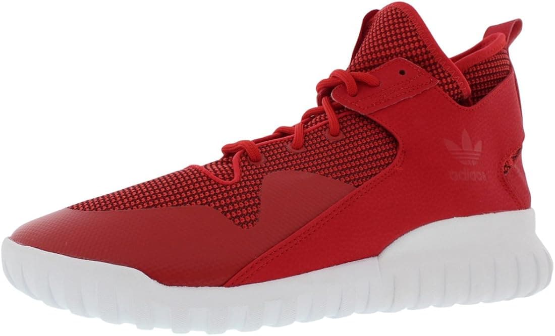 adidas Mens Tubular X Red/White Leather