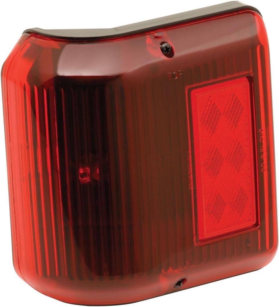 Bargman 30-86-202- Clearance Light #86 Wrap-Around Red w/Black Base