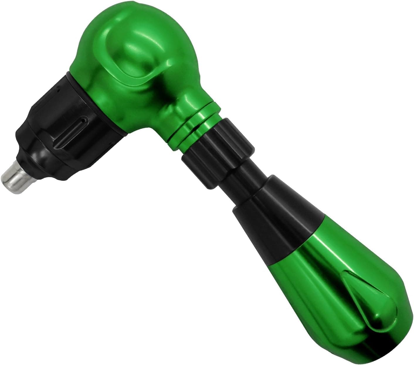 BRONC Cartridge Rotary Tattoo Machine Gun Swiss Motor with Adjustable Tattoo Cartridge Grip (Green)