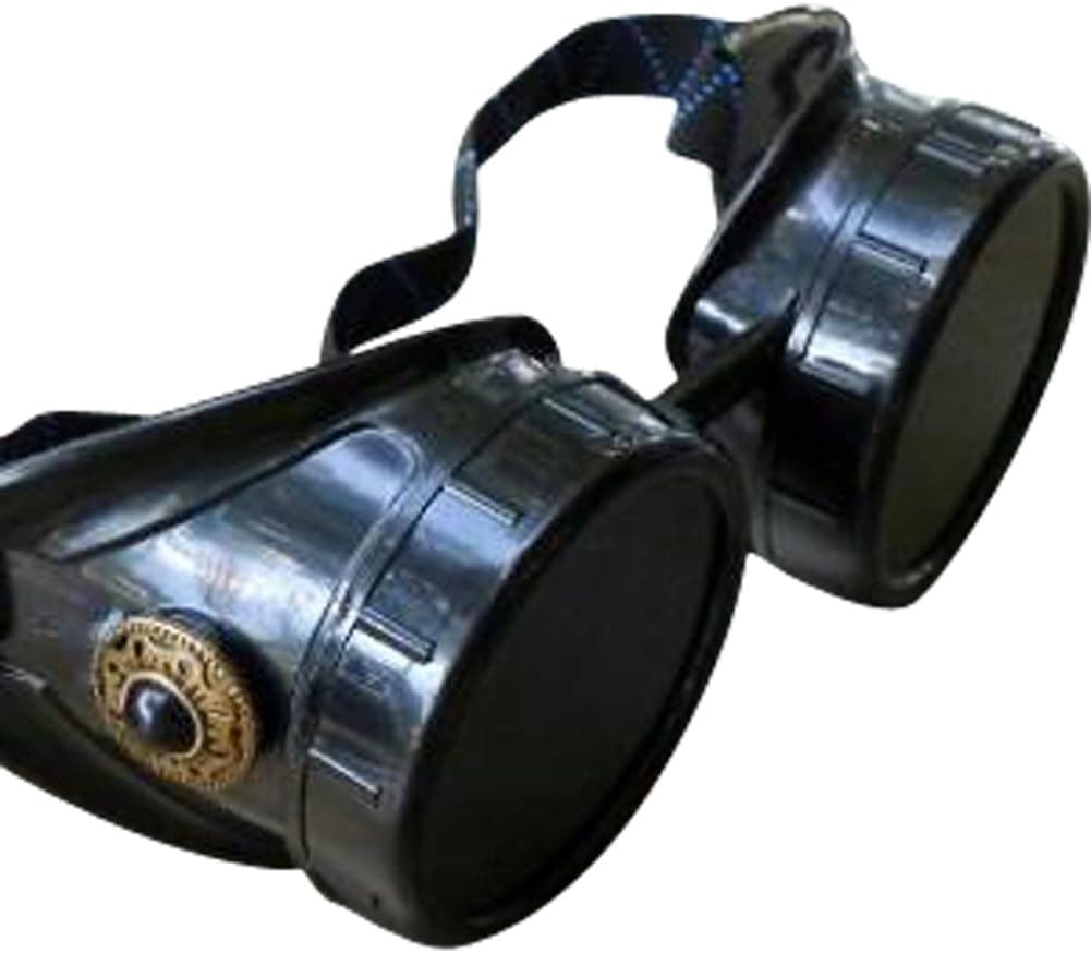Steampunk Victorian Goggles welding Glasses diesel punk--limited GGG-black