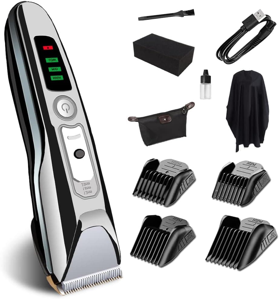 Nayoge Hair Clippers for Men Hair Cutting Professional,Cord/Cordless Mens Hair Trimmer,Pet Dog Hair Clippers,Rechargeable