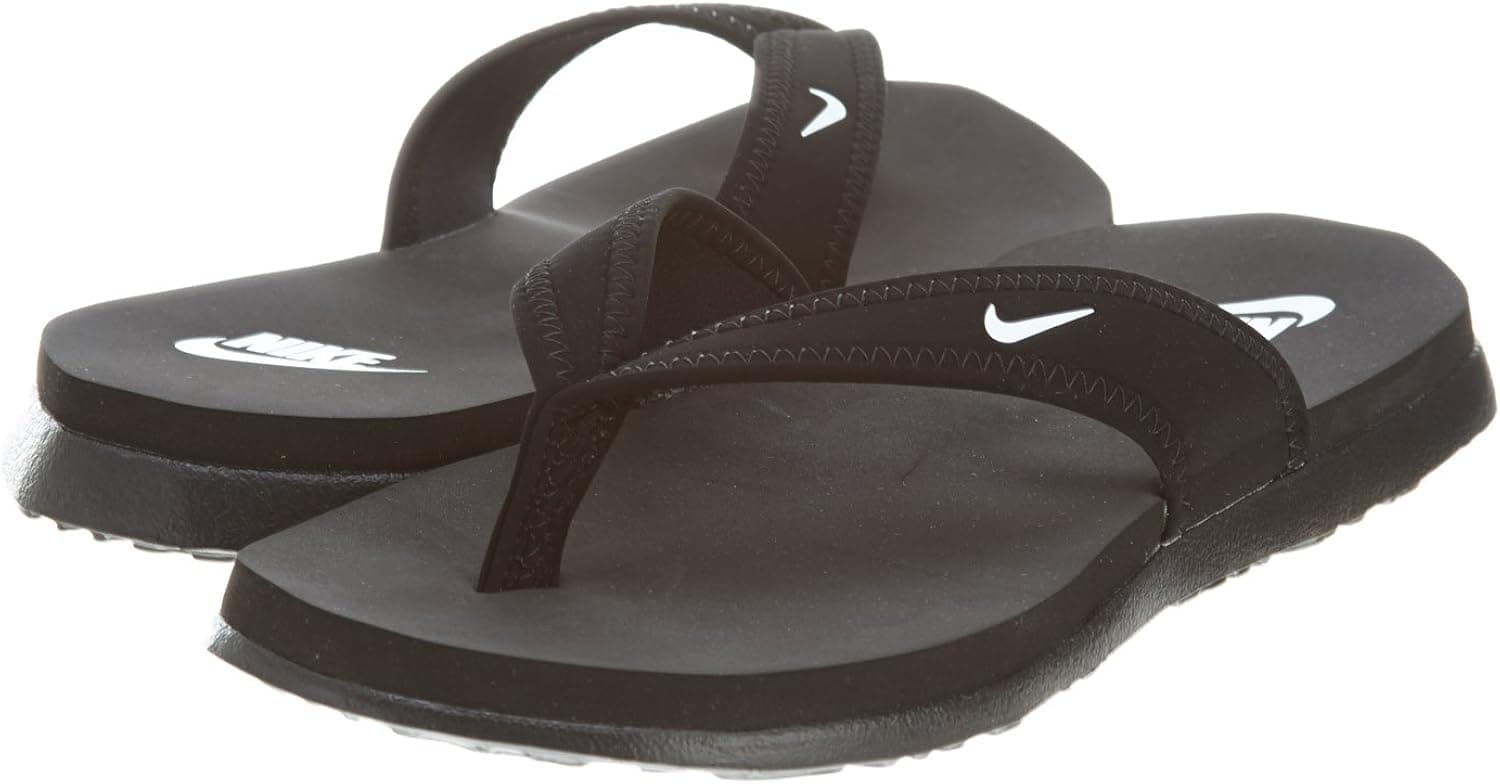 Nike Black South Beach Flip-Flops - Women
