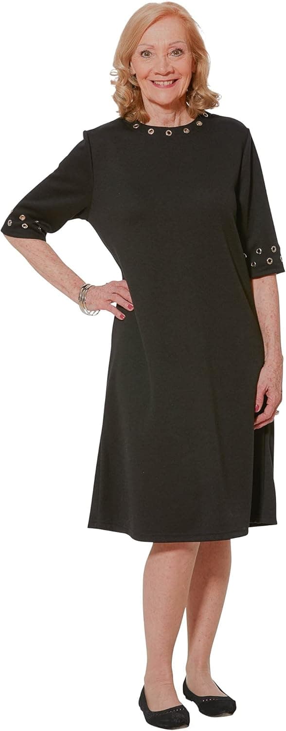 Ovidis Adaptive Dress Open Back Clothing Senior Disabled Women - Rory