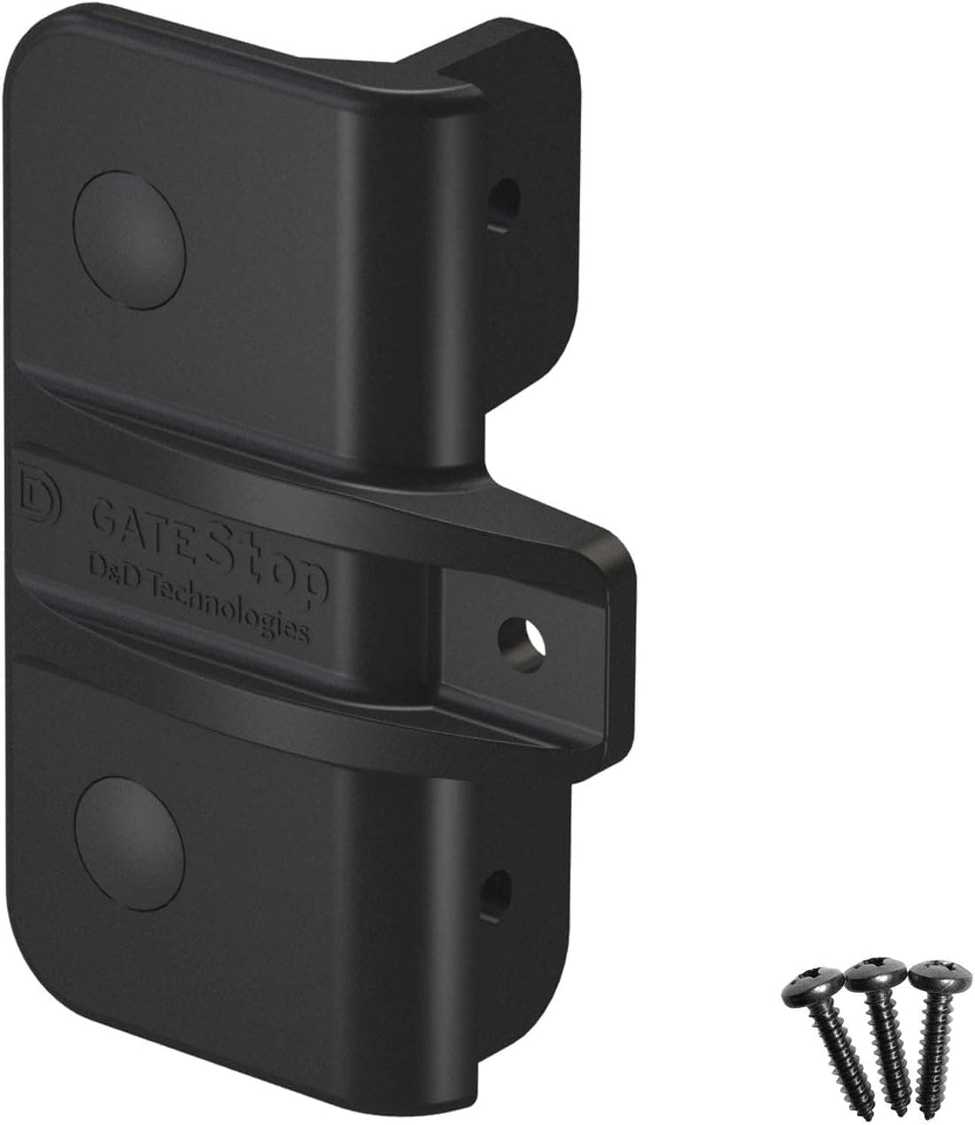 D&D Technologies TCGS3S Gate Stop, Damage Protection Bumper Reduces Sound from Closing Metal Gates, for Any Square Gate, 1 Count