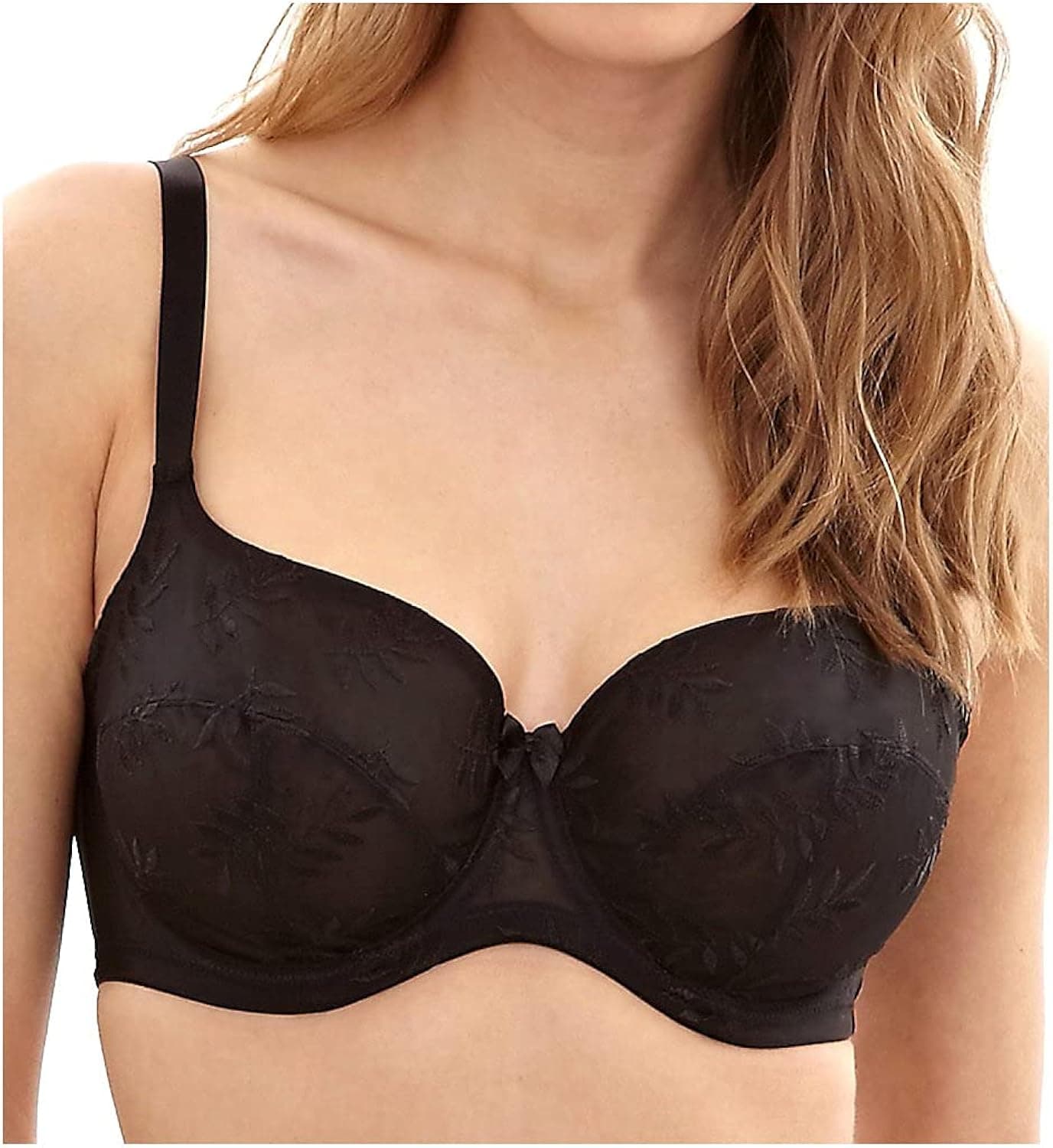 Panache Women's Tango Underwired Balconnet Bra (3251, 9071), Black, 40J