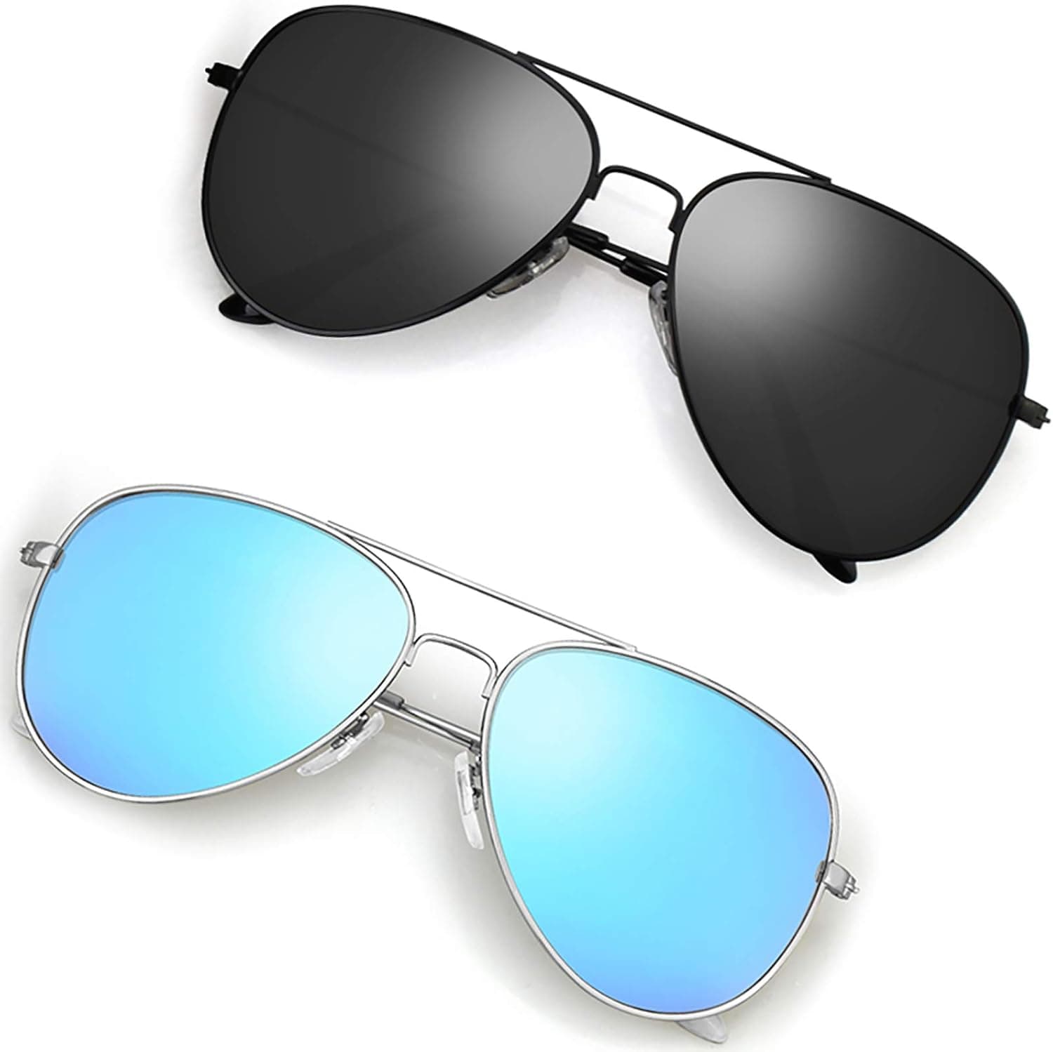 Ziwanule Polarized Sunglasses for Men/Women Metal Driving Mens Sunglasses