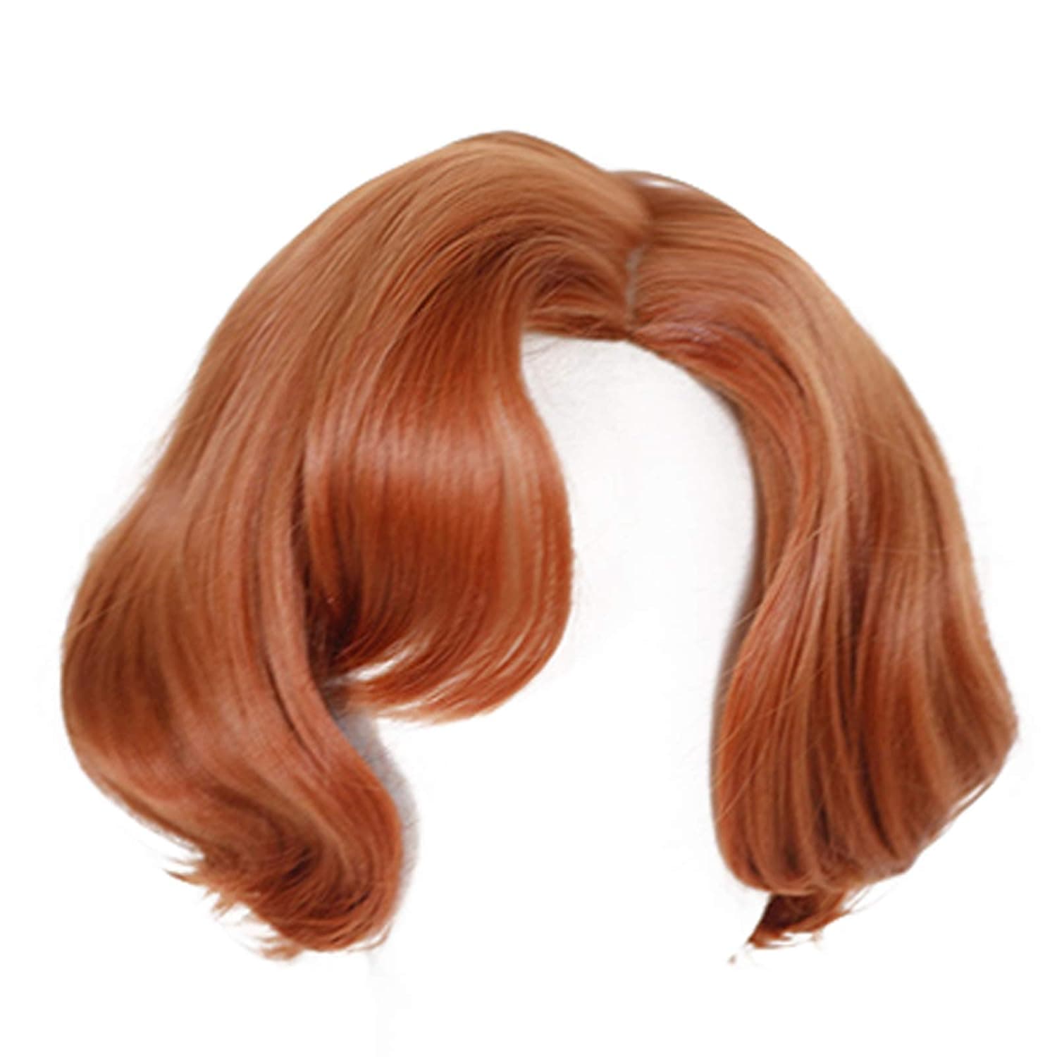 Beth Wig Short Brown Curly Wig Auburn Hair Ginger Orange Wavy Wig Blonde Hair Cosplay Costume Accessories