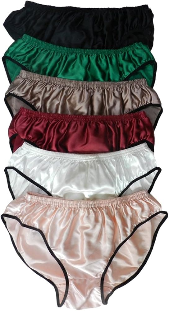 Panasilk Silk Men Pure Silk Briefs 6 Pairs in one Economic Pack (L, Multicolor)