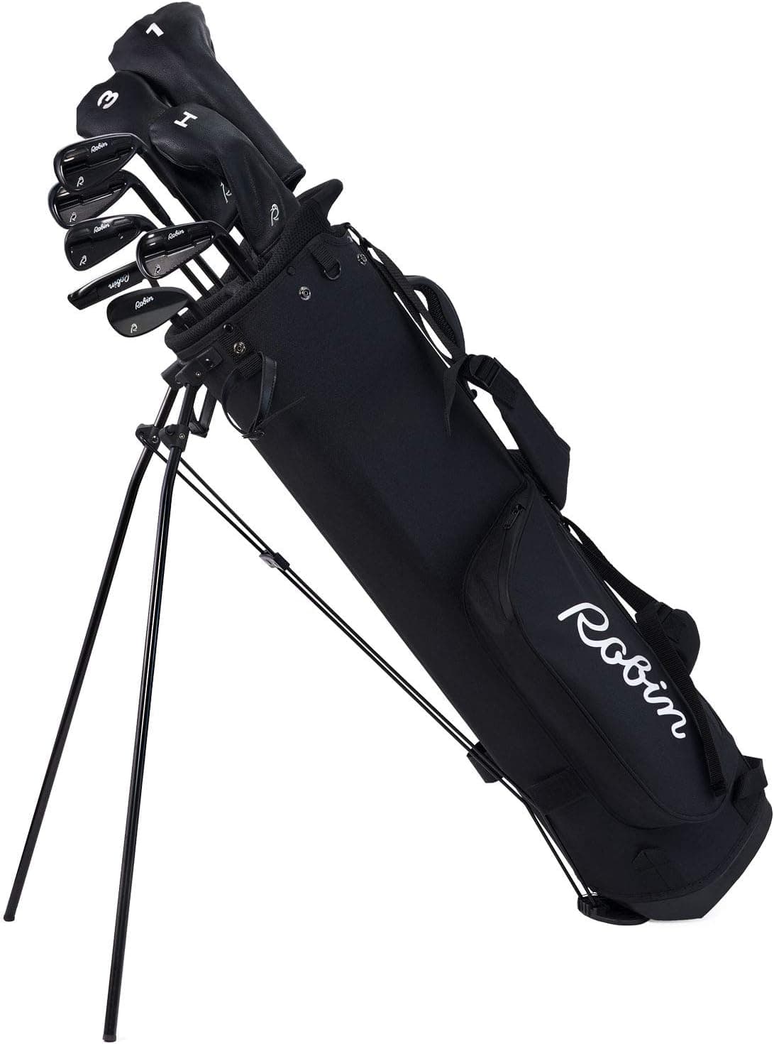 Robin Golf Men's Set - Complete Golf Clubs for Men 5'6"-6'2", Matte Black…