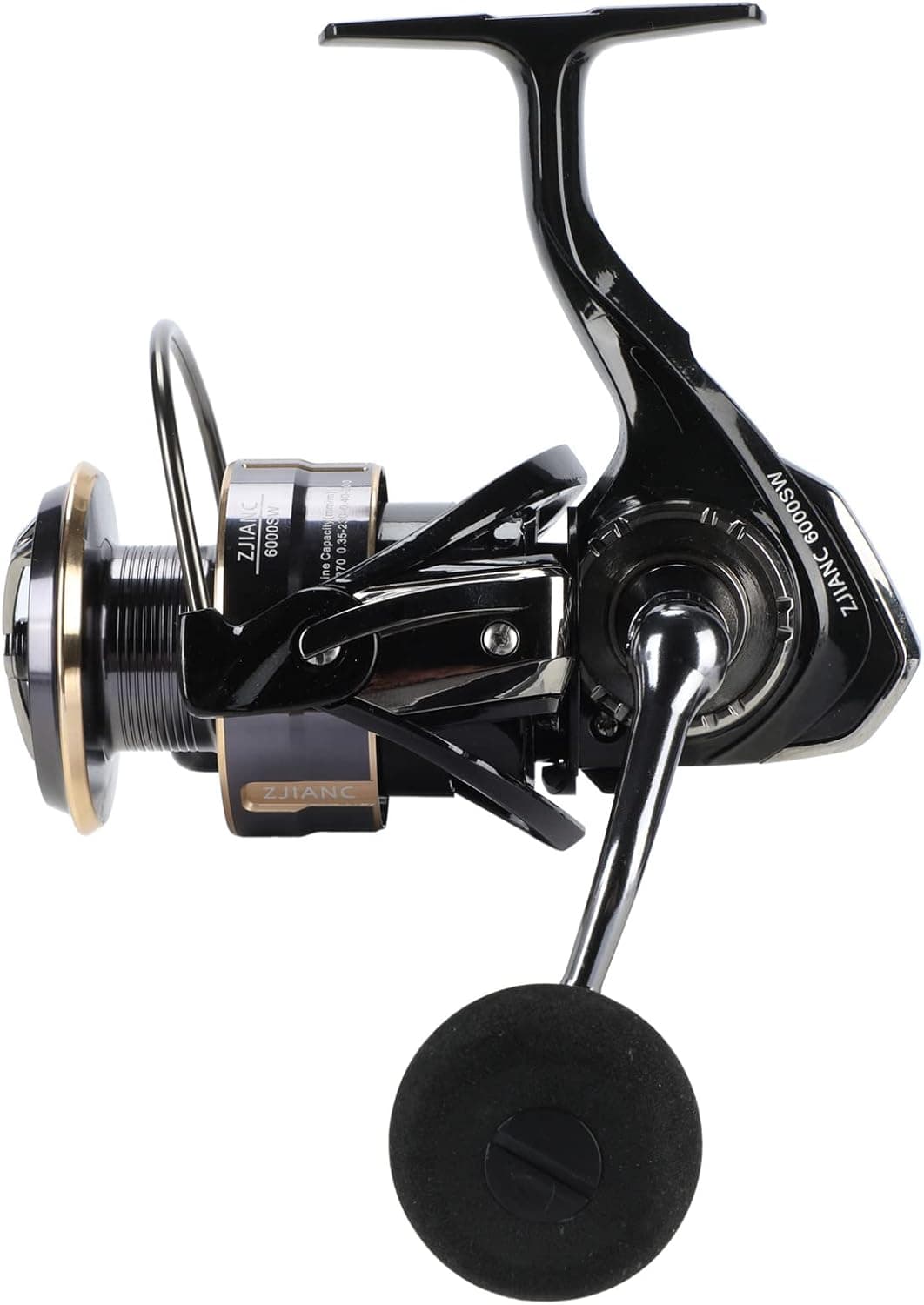 ZJIANC Spinning Reel ，Powerful and Durable Reel ，Super Smooth Fishing Reel Light Weight-Full Metal Body Freshwater and Saltwater Spinning Reels Spinning Fishing Reel 3000.4000.5000.6000Spinning Reel