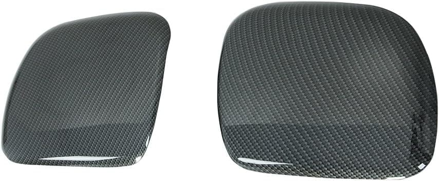 EAG Mirror Covers Black Carbon Fiber Look ABS Fit for 99-07 F-250/350/450 00-05 Excursion