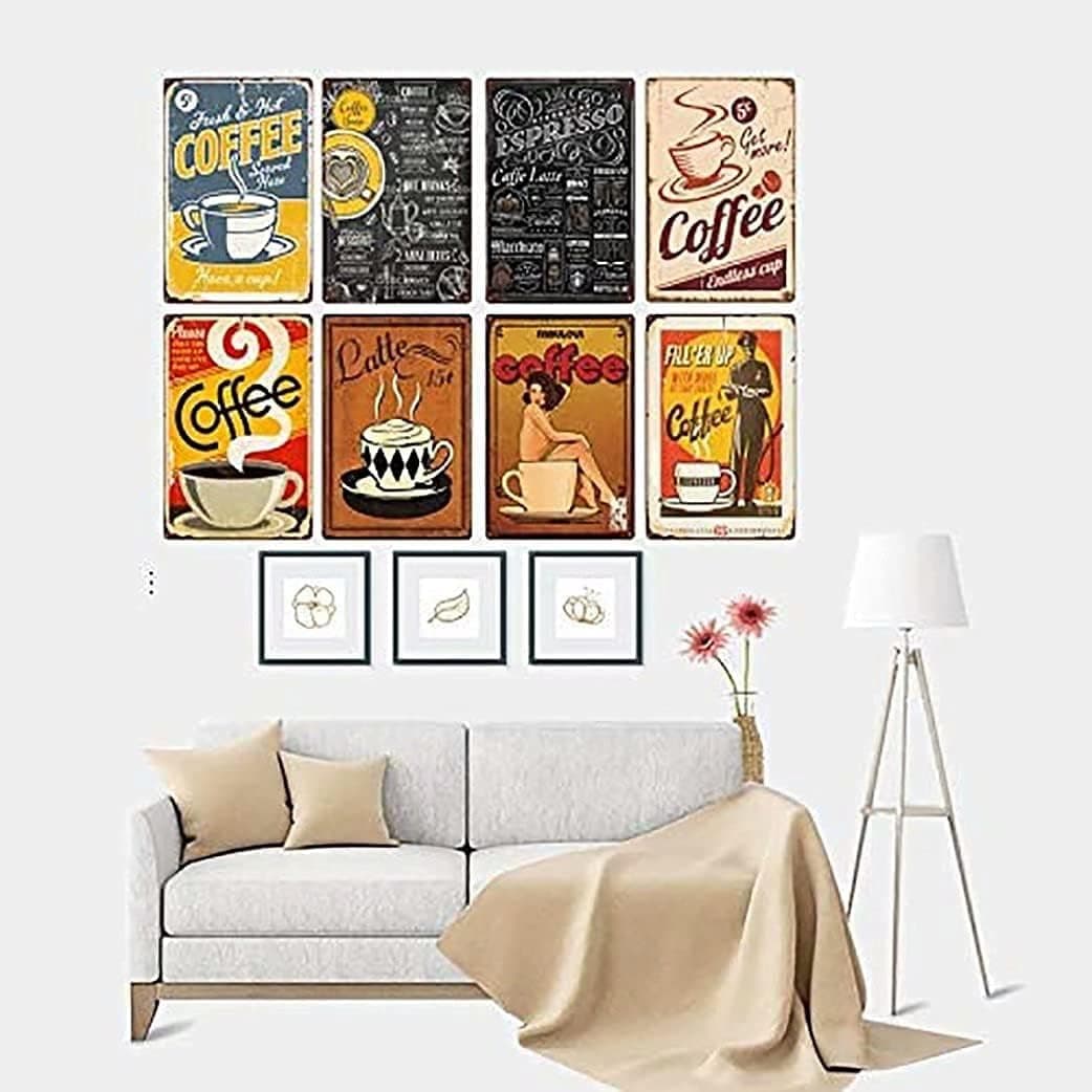 Cat Metal Tin Signs Cat tude Serve Yourself Print Poster Decor Bar Restaurant Living Room Kitchen Garage Home Art Wall Decoration Plaque