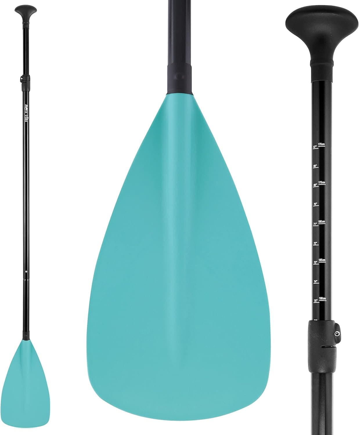 SereneLife Stand Up Paddle-Board Adjustable Paddle - Adjustable Water Paddle Oar for SLSUPB105 Free-Flow Inflatable SUP Stand Up Water Paddle-Board -