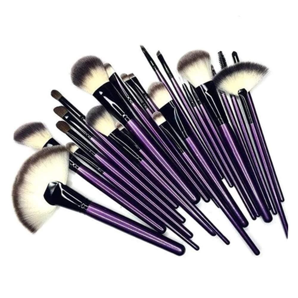 Purple Tulip 24 Piece Makeup Brush Set