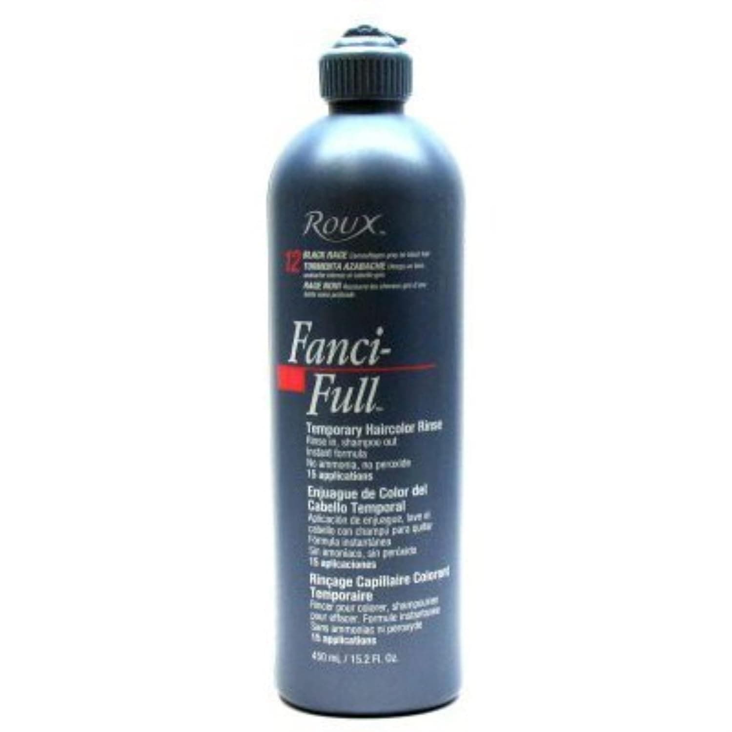 Roux Fanci-Full Rinse #12 Black Rage 15.2 oz.