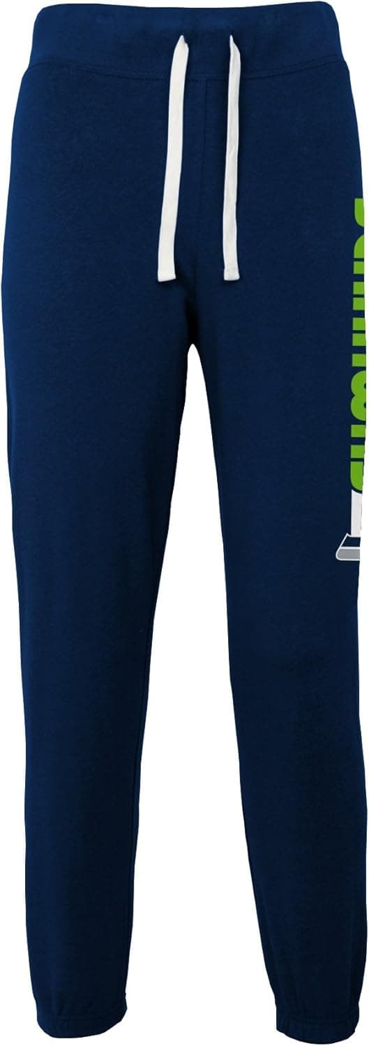 Outerstuff NFL Seattle Seahawks Juniors Team Pride Roll-Up Banded Pant, Dark Navy, Juniors X-Large(15-17)