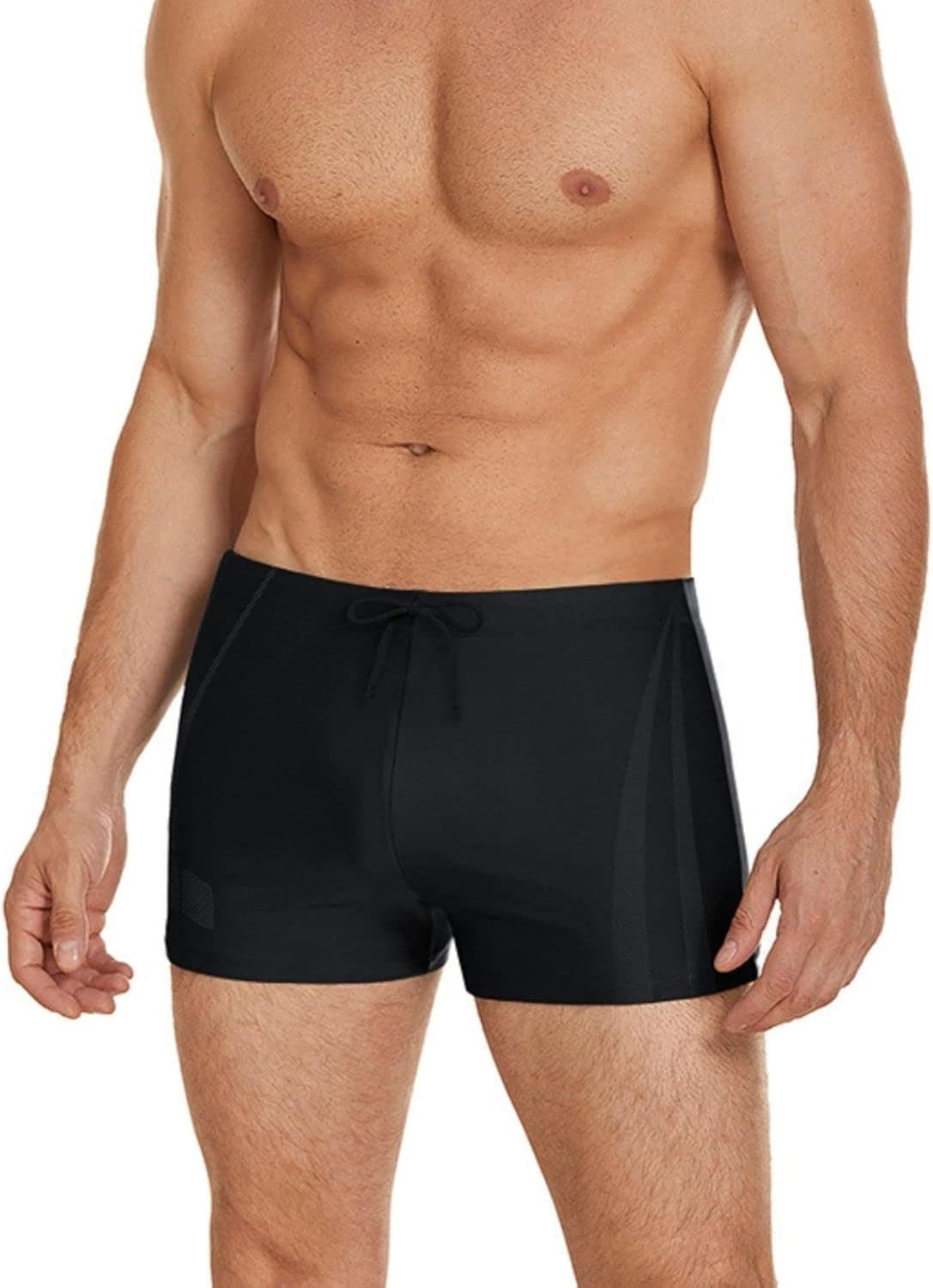 COOFANDY Men's Square Leg Swim Briefs Athletic Quick Dry Bathing Suit Square Leg Board Short for Men