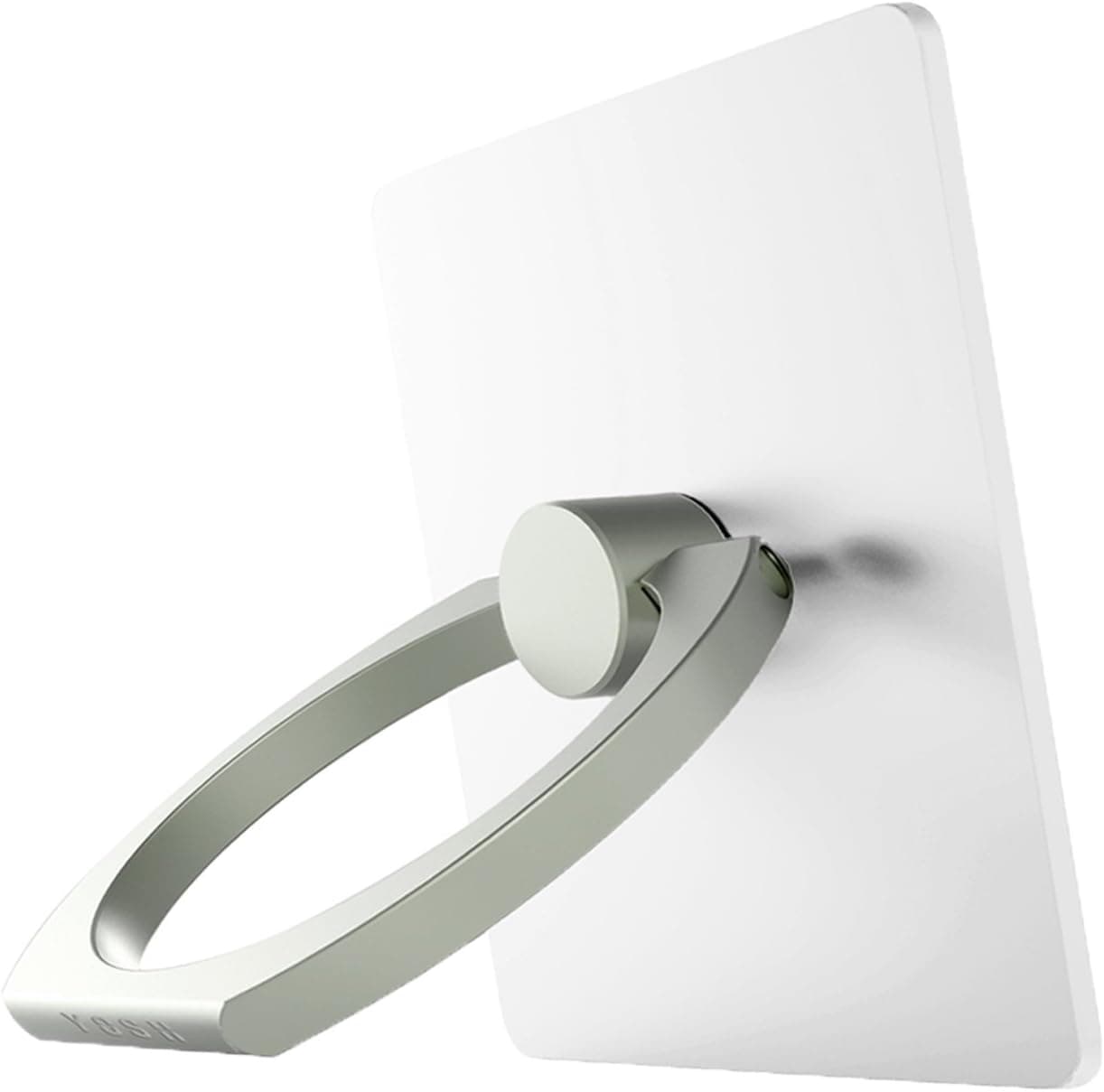 YOSH Universal Cellphone/Tablet Ring Holder/Stand/Stent/Bracket, Compatible with Apple iPhone/iPad, Samsung Galaxy. Free Car/Wall Mount. Anti-drop & Anti-theft Clasp.(White)