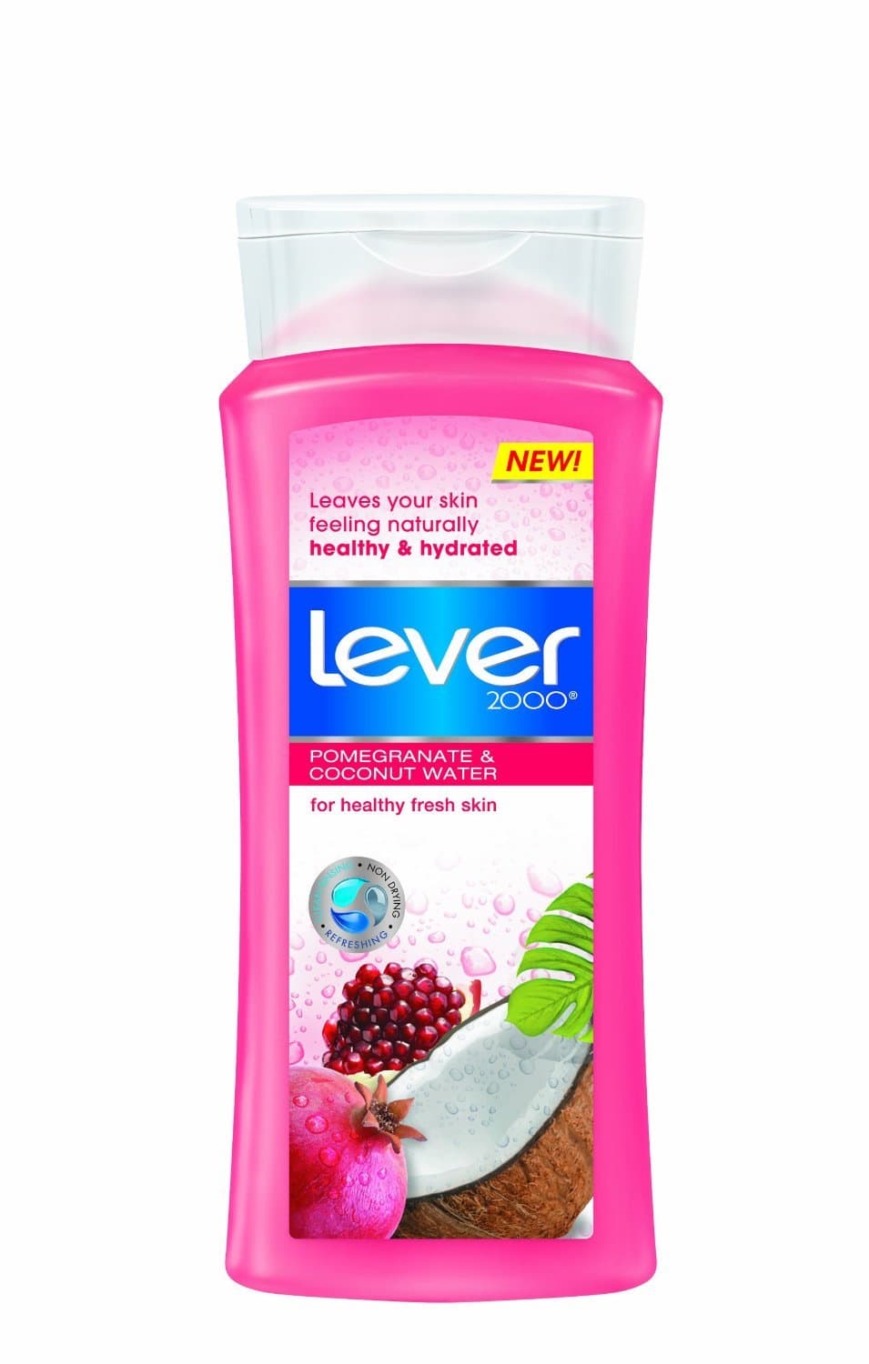 Lever 2000 Body Wash 16.9oz Pomegranate & Coconut Water (2 Pack)