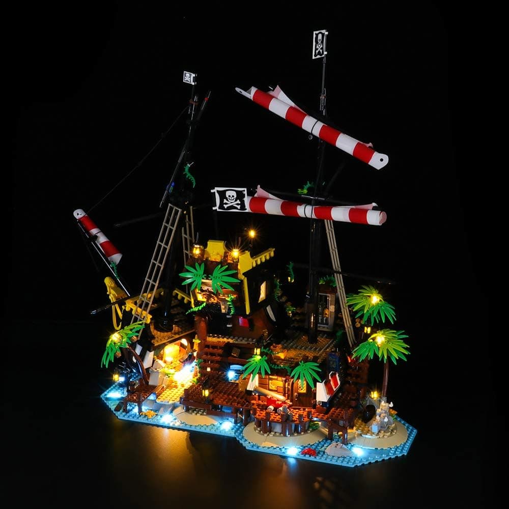LIGHTAILING Light Set for (Ideas Pirates of Barracuda Bay Building Blocks Model - Led Light kit Compatible with Lego 21322(NOT Included The Model)