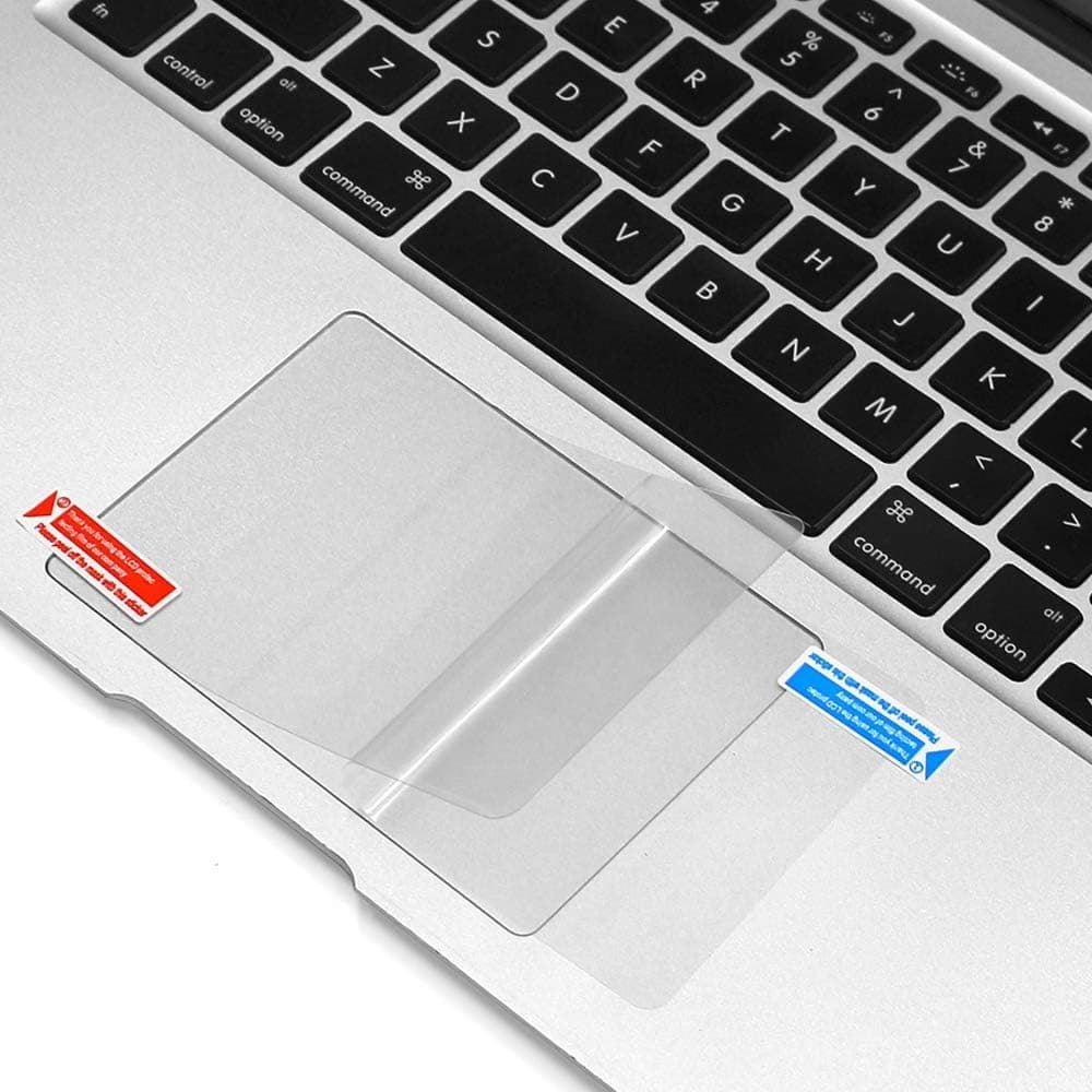 ProElife 2-Pack Clear Trackpad Cover Touchpad Protector for Latest MacBook Air 13'' 13 inch 2020 2019 2018 (Model A2337 Apple M1 Chip/ A2179/A1932) Touch ID Accessories Protective Skin (Transparent)