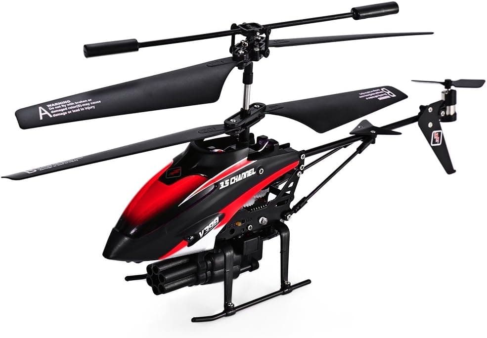 RC Helicopter, Missile Shooting Helicopter, 3.5CH RC Helicopter Shoots Missiles Launching Rc Shooter Helicopter with Gyro, RTF with Six Missiles Rapid fire RC Helicopter That Shoots (Green)