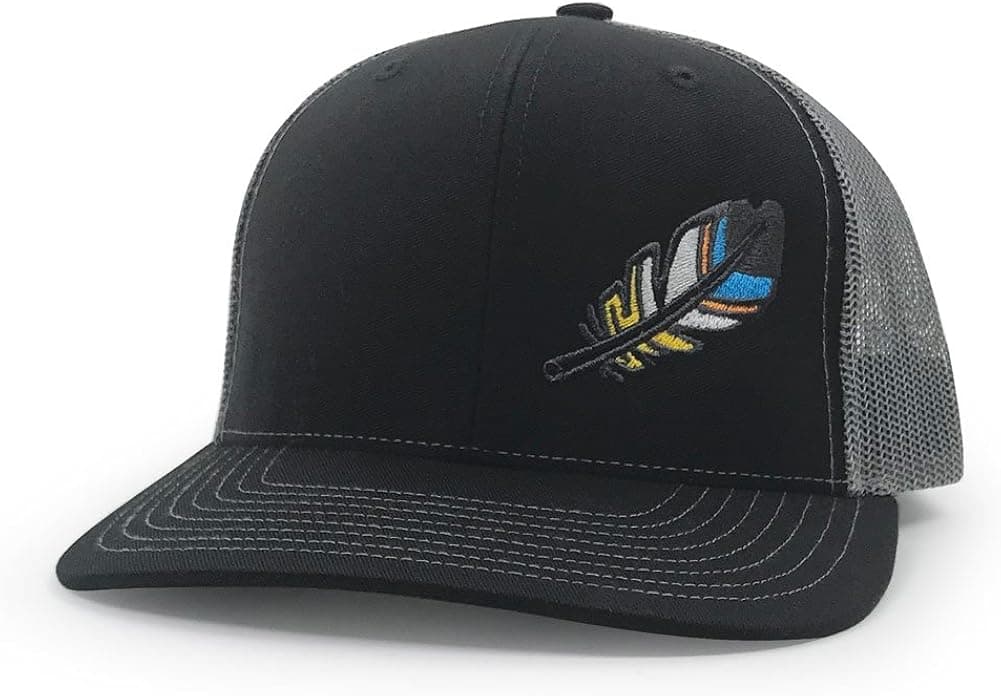 WUE The Outdoors Spirit Feather Trucker Hat