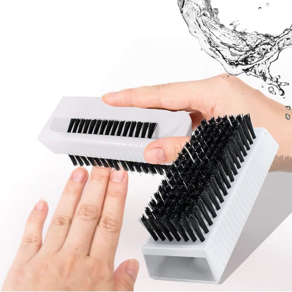 vinmax Surgical Non Disposable Scrub Brush with Nail Cleaner, 2PCS