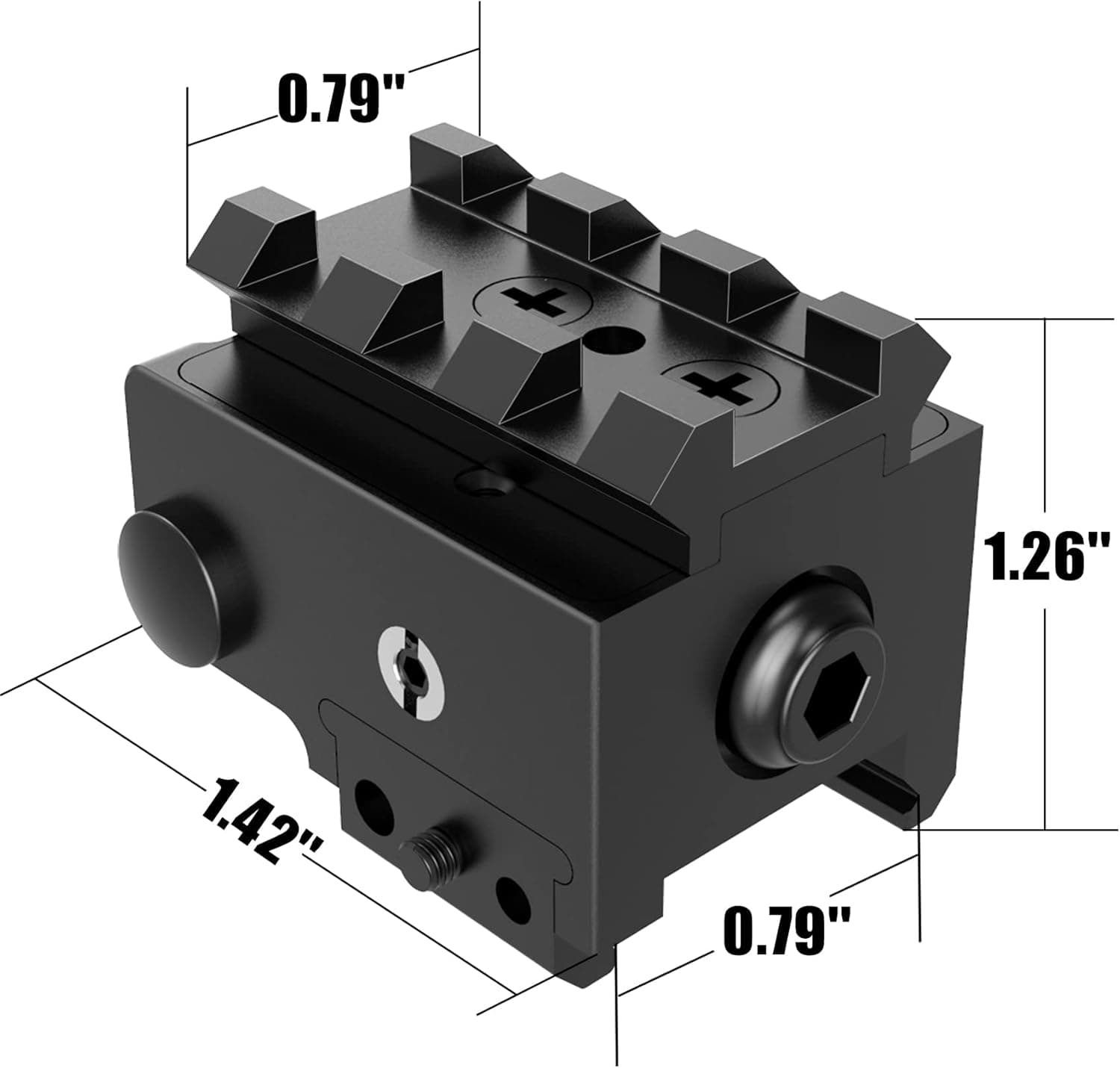 UUQ Rechargeable Mini Airsoft Gun Laser Sight Green Dot for Weaver or Picatinny Rail with Type-C Cable | Rifle Handgun | Green Beam Sight Pistol | Tactical Sights Airsoft | Air Soft Optic